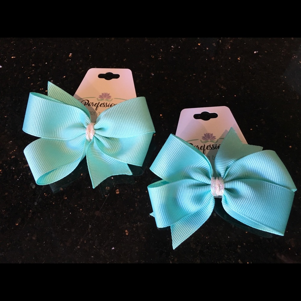 Handmade Hair Bow Barrettes